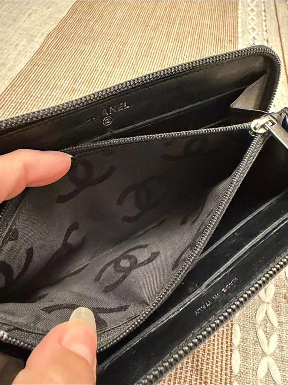 Chanel Cambon and Chanel Zippy Wallet Bundle